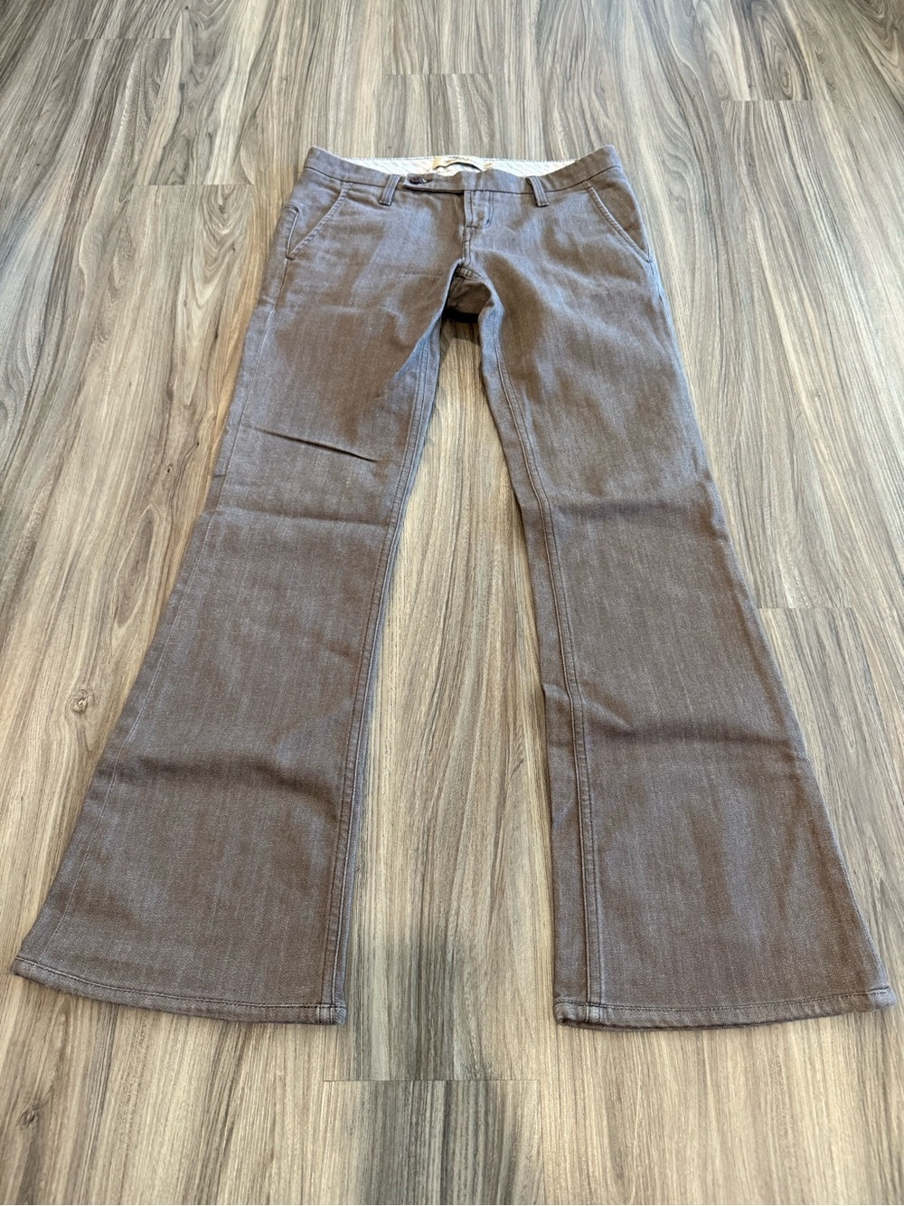 Raven Denim Brown Flare Jeans